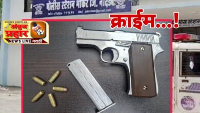 Photo of भोकर पोलीसांनी १ पिस्टल व ५ जीवंत काडतुसासह एका तरुणास पकडले