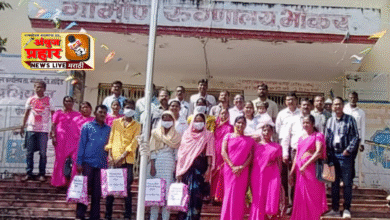 Photo of भोकर ग्रामीण रुग्णालयातील अधिपरिचारिकेने मुलीच्या वाढदिवसानिमित्त क्षयरुग्णांना वाटप केले फुडबास्केट